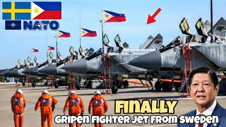 The Philippine Air Force has finally received dozens of advanced Gripen fighter jets from Sweden