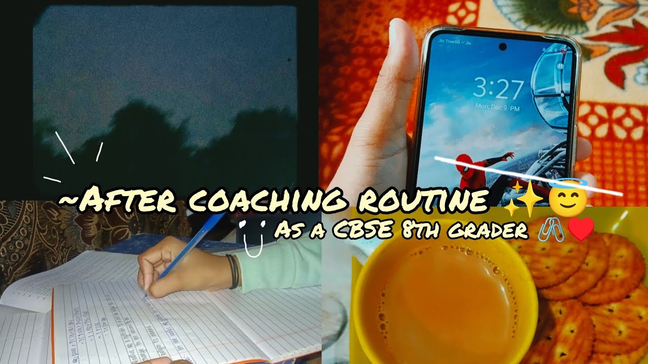 After coaching routine💗🥱 *as a CBSE 8th grader*||Alfi amazing world 👻🌎 ...