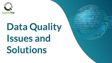 Data Quality Issues and Solutions | Applications in Data Science | Quantra Free Course
