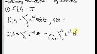 7 1 Definition of the Laplace Transform SP 17