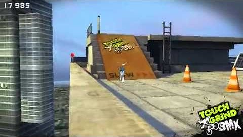 how to Do at least 18 jumps and do not crash on Touchgrind BMX (Skyline)
