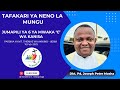 MAANA YA NEMBO YA JUBILEI 2025 Dkt Pd Joseph Peter Mosha MAANA YA NEMBO YA JUBILEI 2025 Dkt Pd Joseph Peter Mosha
