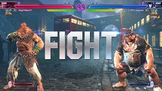 Street Fighter 6  DaigoTheBeast (Rank #3 Akuma) Vs Rangasamy (Rank #2 E.Honda) Ranked Match's!