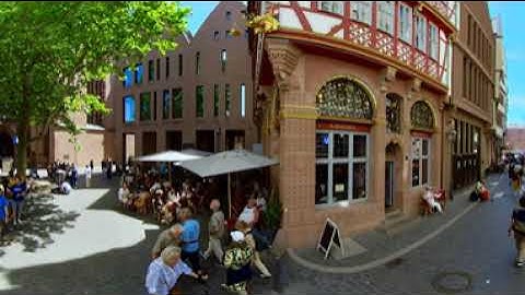 Insta360 One X2 Spatial audio - Zoom H2n/ Frankfurt old city