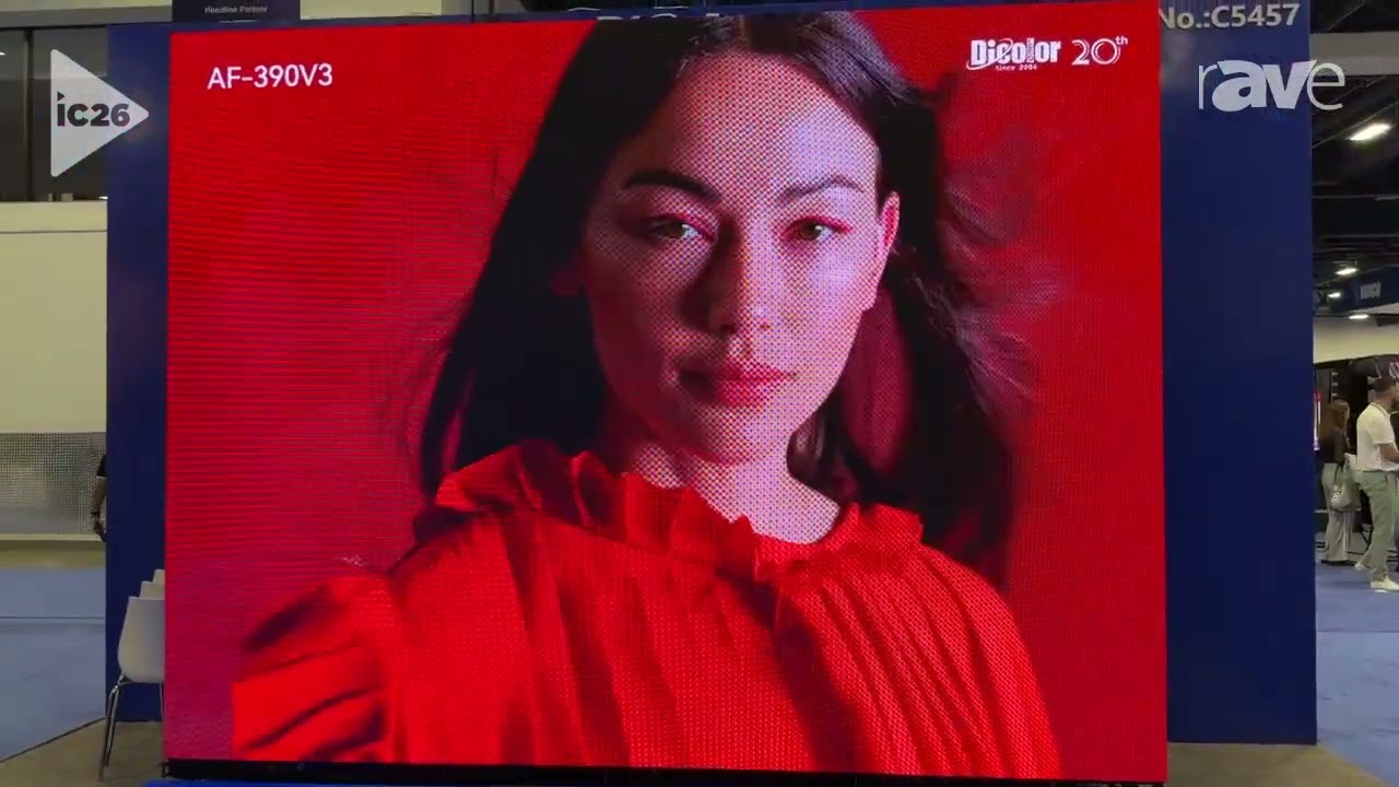InfoComm 2026: Dicolor Shows Off AF-390V3 LED Display