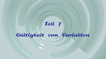 Objective-C für Einsteiger - 7 - Gültigkeit von Variablen (Xcode, iPhone, iPad, Objective-C)