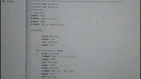 LCD display control with pic16f84