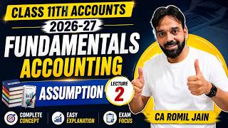 11th Accounts Fundamental Accounting Assumptions 2 (Daily Live Class at 5.00 pm)
