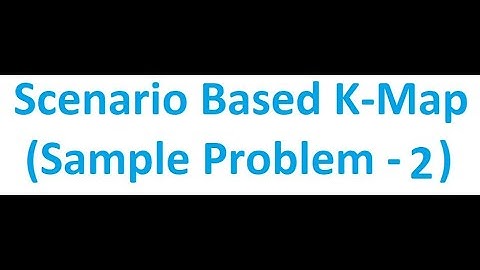 Scenario Based K-Map (Sample Problem - 2) | Karnaugh Maps | K-Map | Digital Logic Design