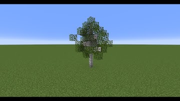 MINECRAFT HOW TO BUILD: Small Birch Tree