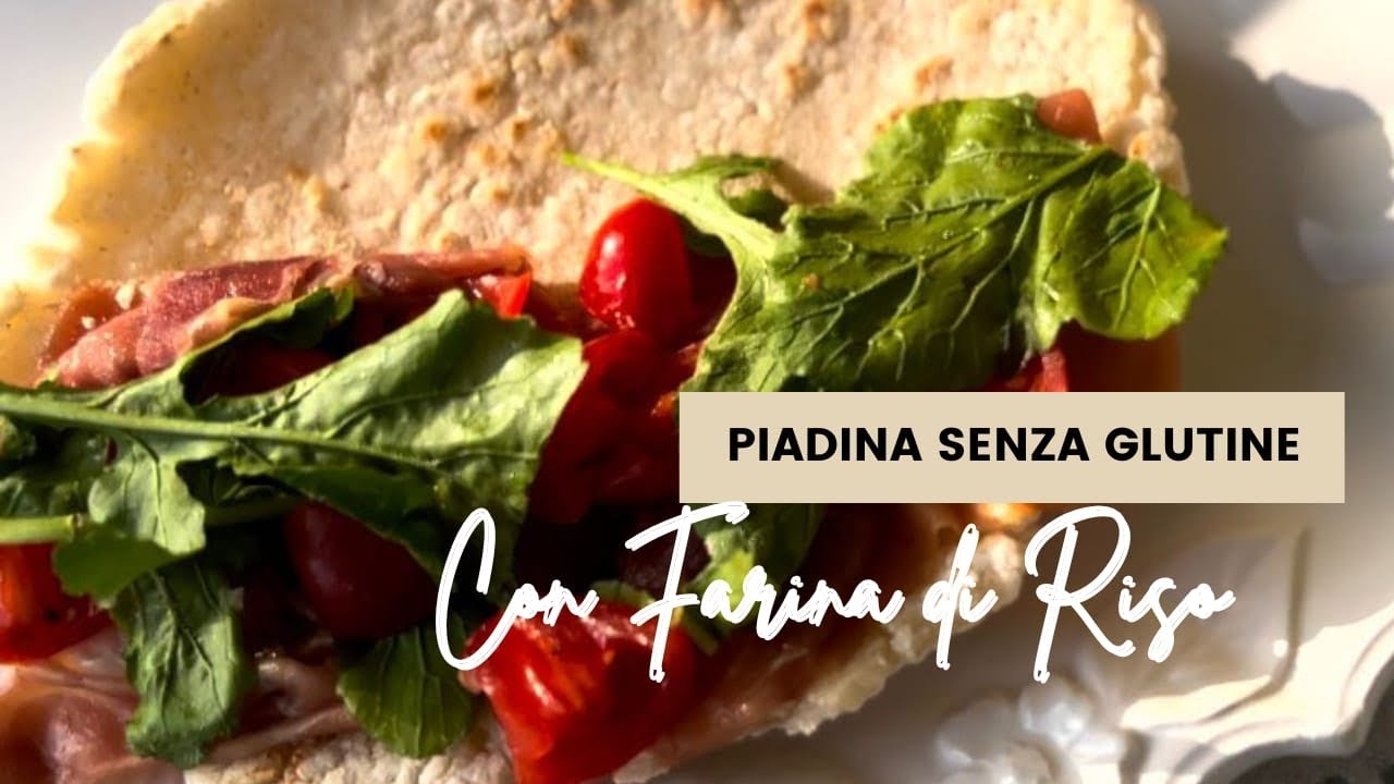 Piadina con solo 2 ingredienti senza glutine! - arte&cucina #piadina #mangiaresano #riso #food