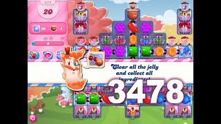 Candy Crush Saga Level 3478 No Boosters