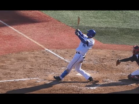 横浜DeNAベイスターズ2軍　中川大志選手　第1号ツーランホームラン！20190324横須賀スタジアム