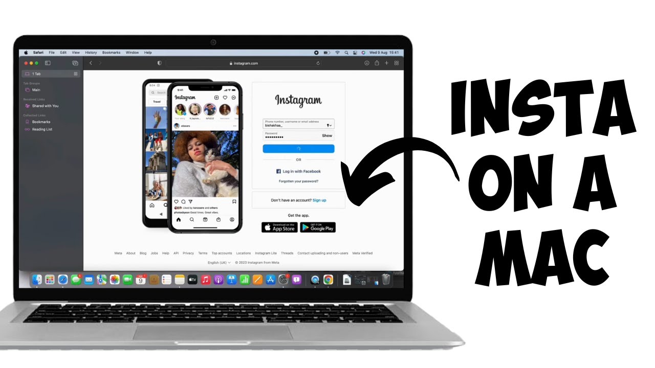 How to use Instagram on a Mac Upload photos and videos - YouTube