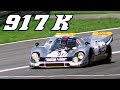 $ 22 mil Porsche 917 K racing at Nürburgring 2017 (revving & flames)