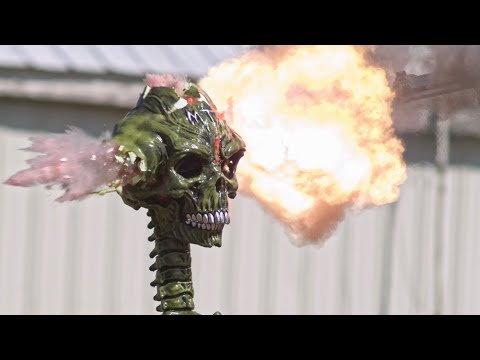 Smith & Wesson 500 Magnum VS. Alien Skull! #ballistichighspeed