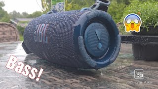 Jbl Xtreme 3 (Blue) - Bass Test / In Rain • Nice bass • 100% Volume 😱