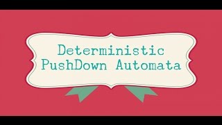 Famous 49  Deterministic Pushdown Automata TOC | Theory of computation| PDA Wealth
