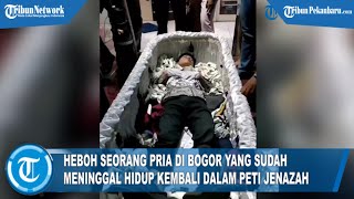Heboh Pria Meninggal Hidup Kembali Dalam Peti Jenazah di Bogor