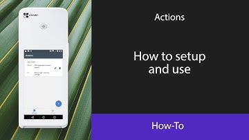 How to configure "Service Charge" on Clover POS via Actions