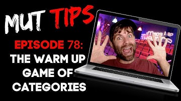 The Warm Up Game of Categories (Improv on Zoom!) -MUT Improv Tips #78