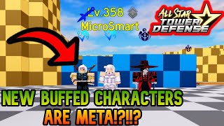 New Buffed Characters Are New Meta!?!? in All Star Tower Defense | Roblox