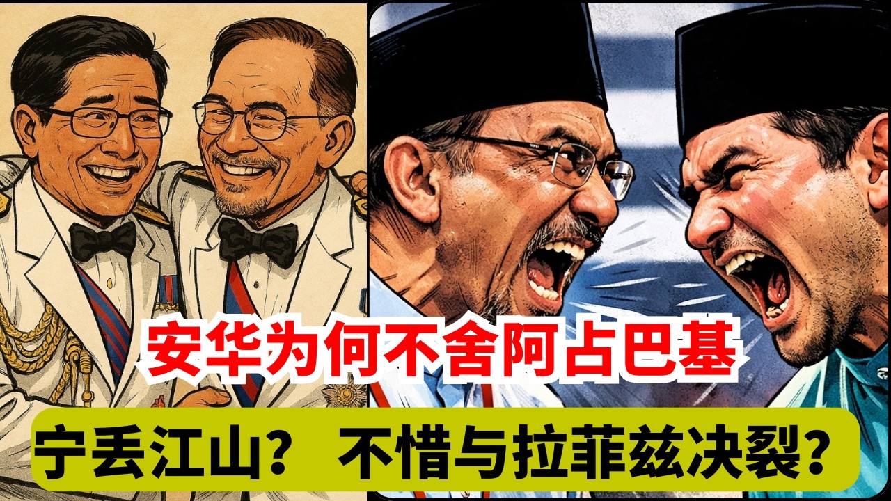 安华为何不舍阿占，不惜与拉菲兹决裂？抛弃华人票！#155亿赃款 #莱恩