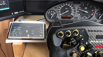Nextion Dashboard BMW M6 GT3 SimHub testing
