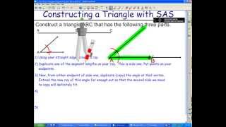 Famous SAS Triangle Construction Profile