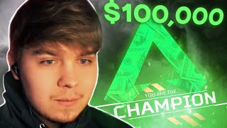 HOW I WON A $100,000 APEX TOURNAMENT.... Sweet NRG | Apex Legends