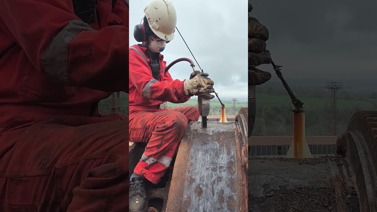 DERUSTING OF WINDLASS 