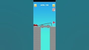 Draw Bridge puzzle level 1110 #game #gameplay #games #gaming #drawing #draw #story1 #trend #shorts