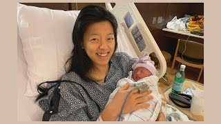 Unexpected Early Labor \& Delivery Vlog  | 37th week | Baby girl birth story