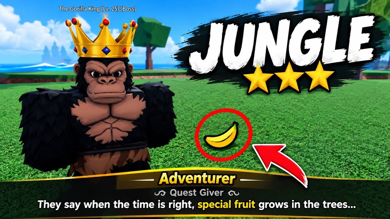 Jungle Island 3 Stars FASTEST Method! 😳🔥 | Blox Fruits
