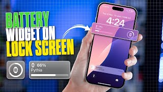 How to Add Battery Widget on iPhone Lock Screen | Customize iPhone Widgets