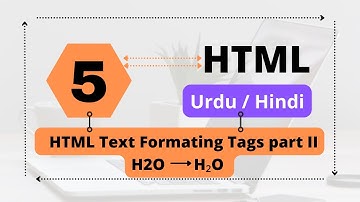 HTML Text Formatting Tags Tutorial in Hindi Urdu - Part II | Html Tutorials for Beginners in Hindi