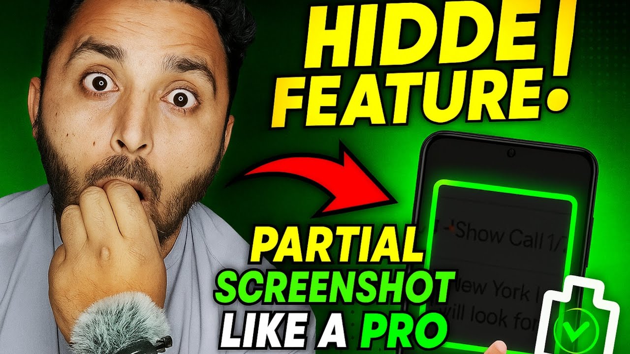 How to Take Partial Screenshot on Any Android Phone | Easy Method 2025 ...