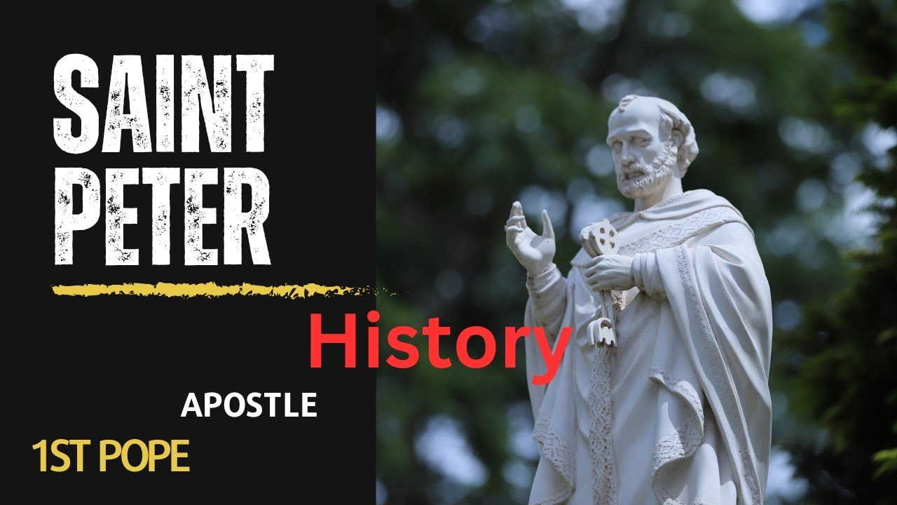 ST.PETER // first pope //death by crucifixion // bishop of Rome//apostle//fisherman//rock