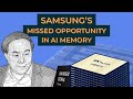How Samsung Lost a 30-Year Lead in Global Memory Market