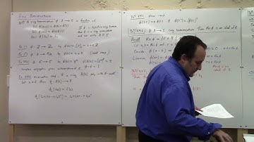 Number Theory: prime and maximal ideal theorems, ring isomorphism, 10-25-21 part 2