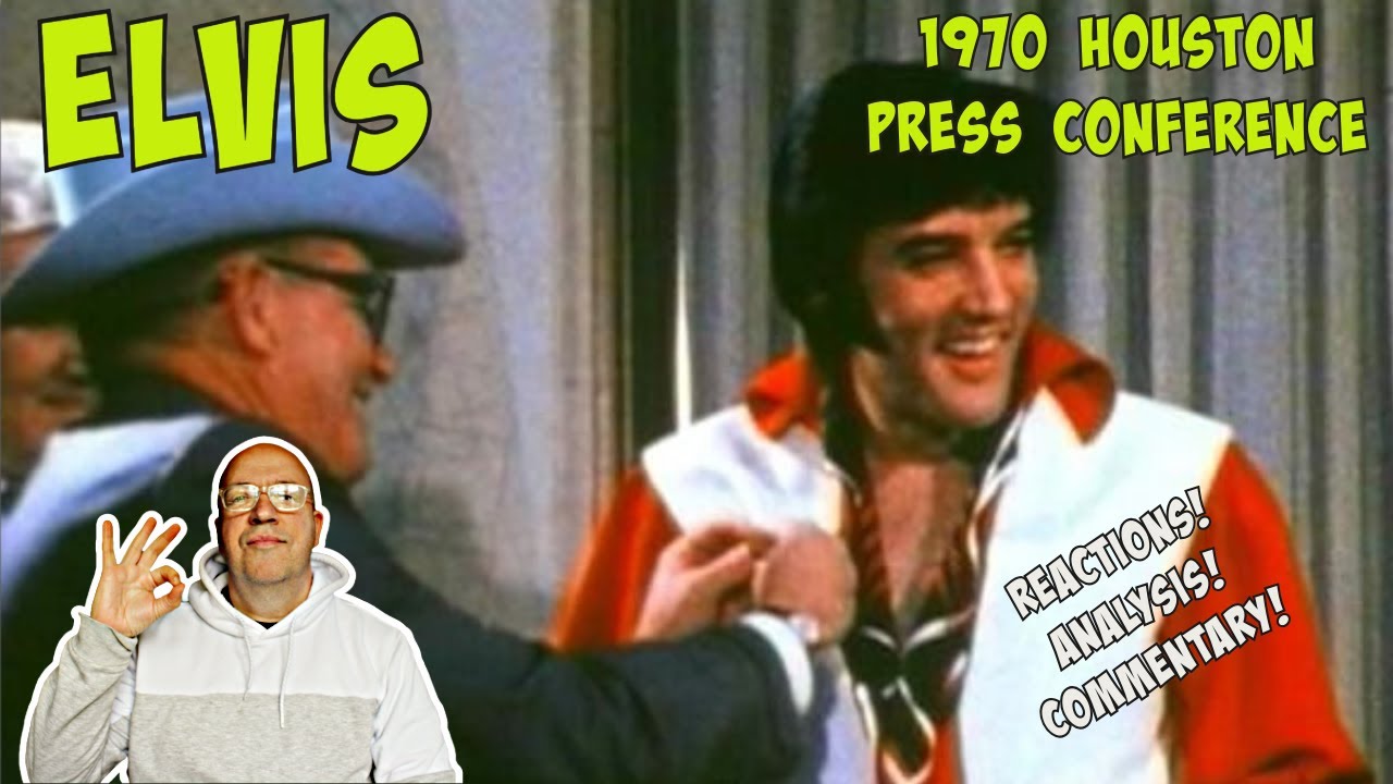FIRST TIME WATCH REACTION: Elvis Presley - 1970 - HOUSTON -PRESS CONFERENCE-   REACTION