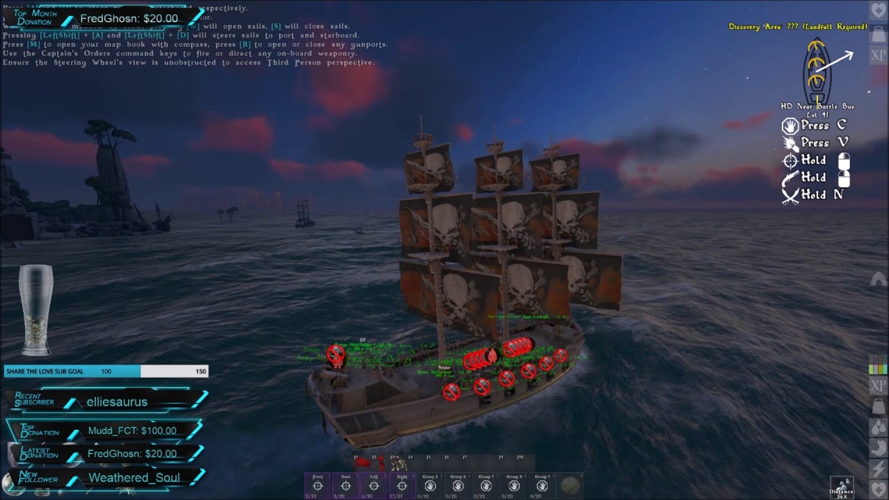 Atlas PVP | TPG | Sinking Ships Anchored | Port Attack |