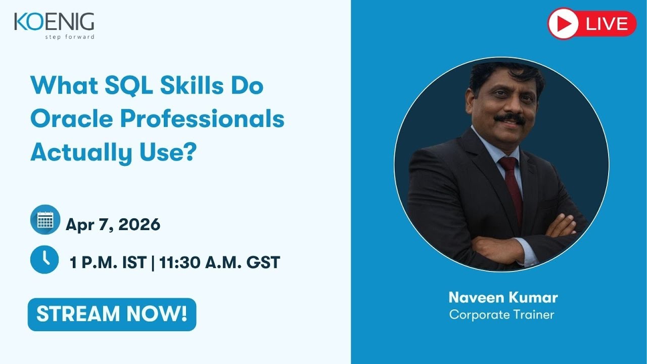 What SQL Skills Do Oracle Professionals Actually Use? - YouTube