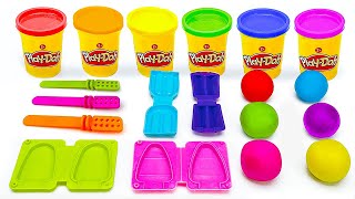 Les Couleurs Et Les Formes Avec La Glace Play Doh Vidéo Pour Les Tout-Pes