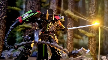 Samurai Duel，Lockdown VS Drift [Transformers Stop Motion Animation]