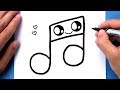 How to draw a cute Music Game, Draw cute things