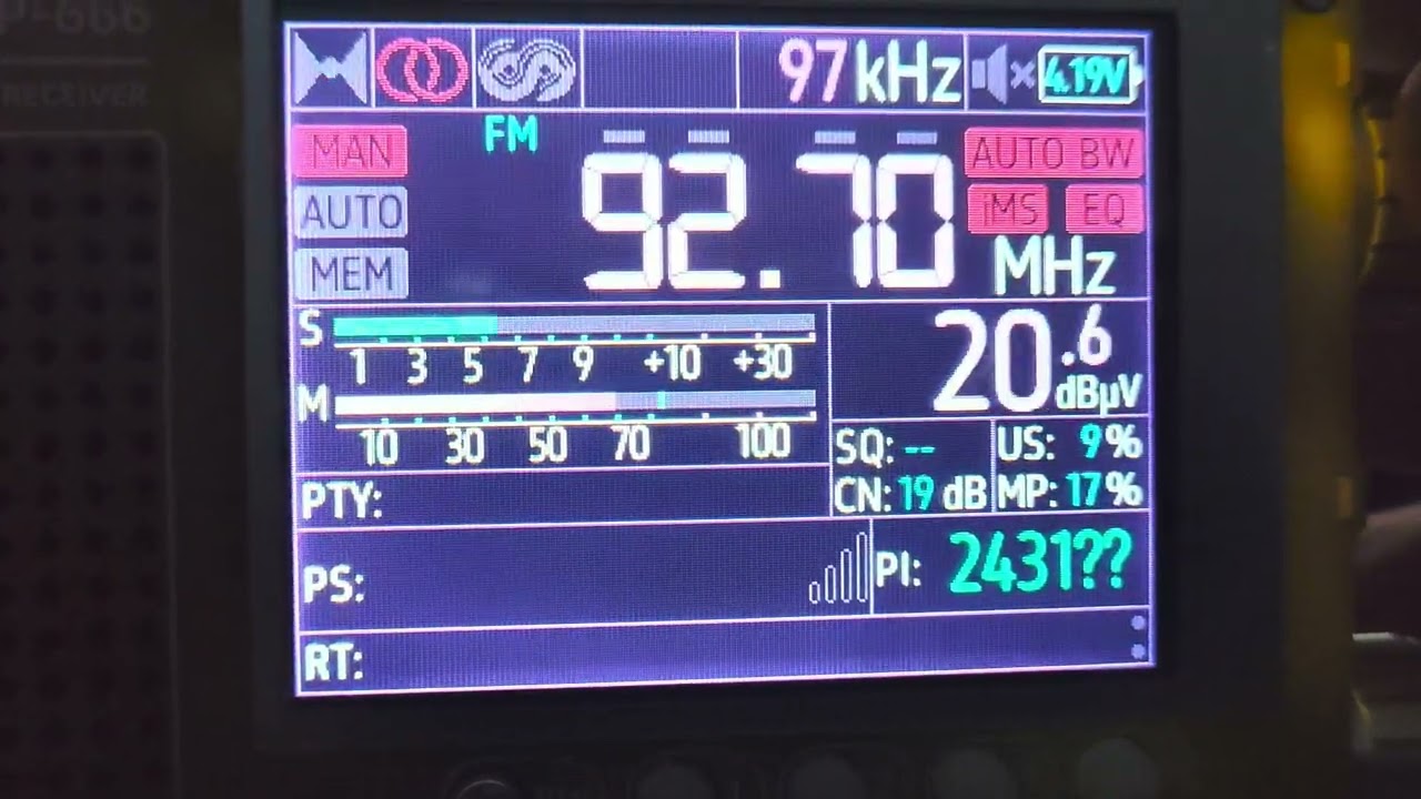 92.7 Al-Horriya FM from Hebron/Ras, PSE received via SpE in Thessaloniki, GR July 5th 