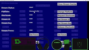 UE4 Chroma Animation Sample App - Streaming on Windows PC and Cloud