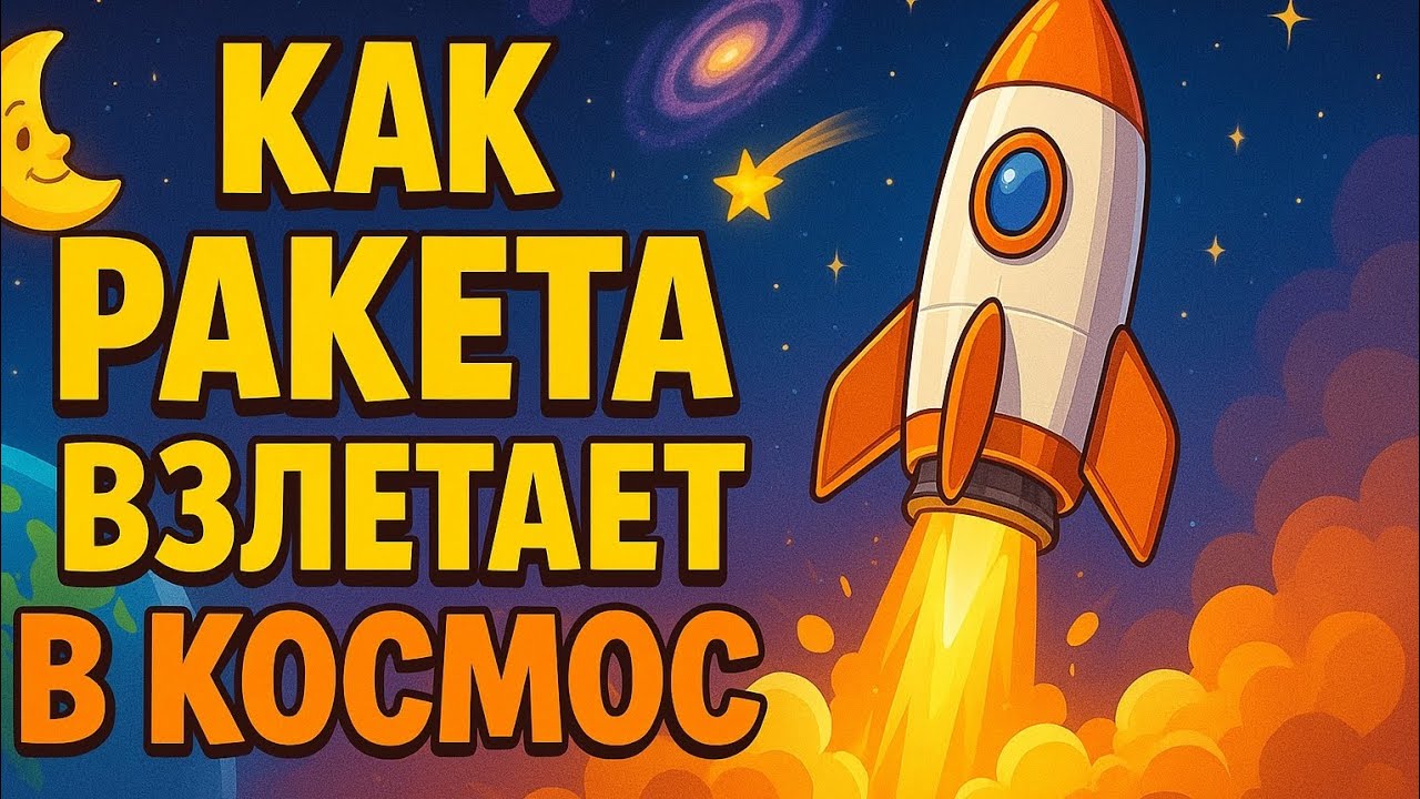 Как взлетает ракета? Простой ответ для детей!