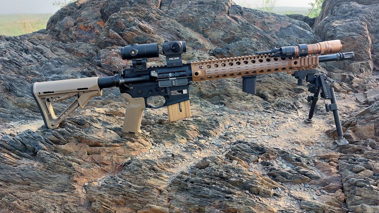Sand Viper | Custom AR-15 out to 450yd | 55Grains Factory Ammo 